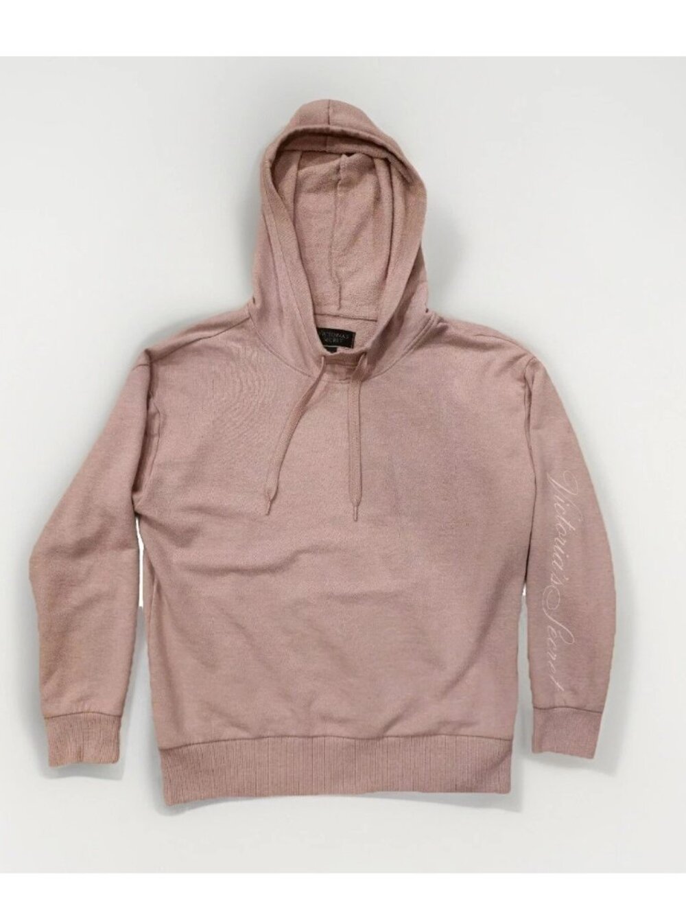 Y2K Victoria’s Secret Women’s hooded Sweatshirt Pink Size S